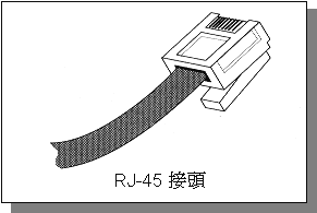 RJ-45 接頭示意圖 RJ-45 接頭示意圖